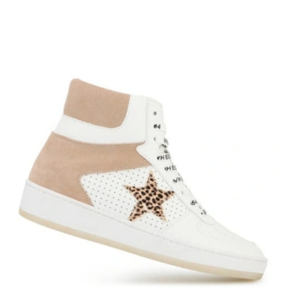 Vintage Havana Layup Hi Top Sneaker Tan Matt - Picture 7 of 7